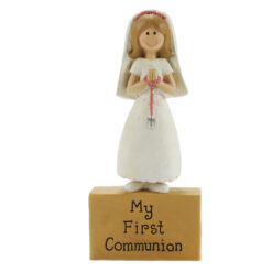 103-91031 MY FIRST COMMUNION' GIRL ON BLOCK