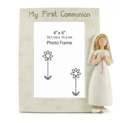 103-91033 'MY FIRST COMMUNION' PHOTO FRAME W/GIRL