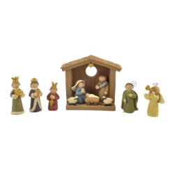 138-87929 S/6 PIECE NATIVITY