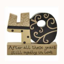 1388-88116 40TH ANNIVERSARY MADLY IN LOVE BLOCK