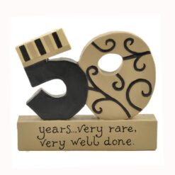 1388-88117 50TH ANNIVERSARY VERY WELL DONE BLOCK
