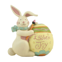 141-88333 'EASTER JOY' EGG W/PAINTING BUNNY