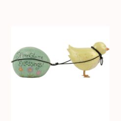 141-88334 CHICK PULLING 'SPRINGTIME BLESSING' EGG
