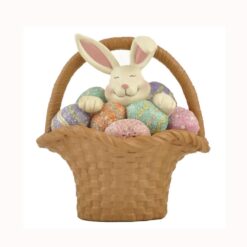 141-88336 'EASTER BUNNY' W/EGGS IN BASKET