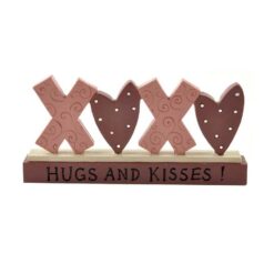 1412-89183 'XOXO-HUGS/KISSES' ON BASE