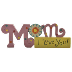 143-88526 MOM' ON I LOVE YOU BLOCK