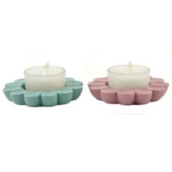 143-88545 S/2 FLOWER PETAL TEALIGHT HOLDERS
