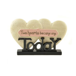 143-88586 'TWO HEARTS' SIGN W/HEARTS
