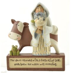 1466-88905 'DOVE RETURNED' NOAH W/DOVE ON BASE