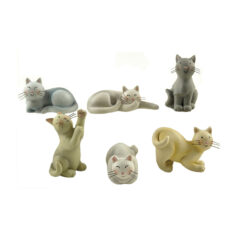 1466-89108 S/6 PLAYFUL CATS