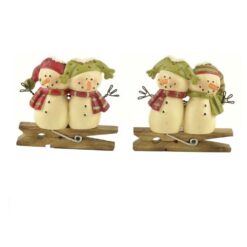 148-55062 CLIP-S/2 SNOWMEN COUPLES (M2)