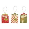 148-55076 ORN-S/3 PEEKING SNOWMEN IN PRESENTS (M2)