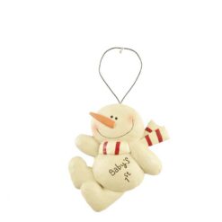 148-55081 ORN-BABY'S 1ST SNOWMAN (M6)