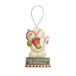148-55085 ORN-'GRANDMA IS' SNOWMAN (M6)