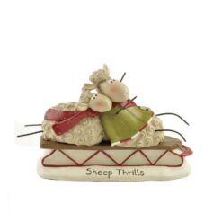 148-89100 'SHEEP THRILLS' SHEEP ON SLED (M2)