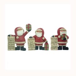 148-89112 S/3 'DEAR SANTA' LETTERS W/SANTAS