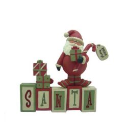 148-89115 'SANTA' BLOCKS W/SANTA