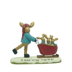 148-89118 'GRAND MOOSES' MOOSE W/SLED (M2)