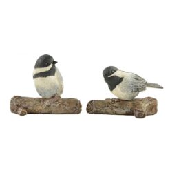 1488-89006 Set of 2 Chick-A-Dees On Post