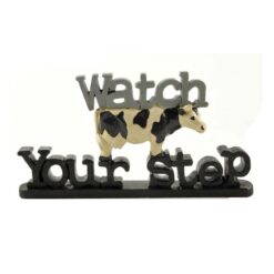 1488-89171 'WATCH YOUR STEP' W/COW