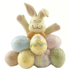 151-89251 STACKED EASTER EGGS W/BUNNY