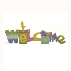 151-89256 'WELCOME SPRING' W/EASTER EGGS/CHICK