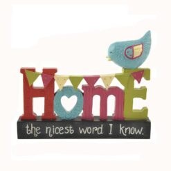 151-89269 "HOME" ON BASE W/ BIRD