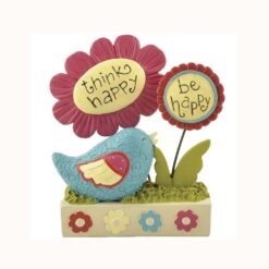 151-89270 FLOWERS/ BIRD ON BASE