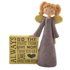 151-89321 ANGEL W/ "ALWAYS" PLAQUE