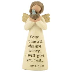 154-10223 ANGEL W/ BIRD NEST