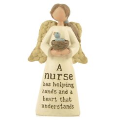 154-10244 BMW 'NURSE' ANGEL W/BIRDNEST