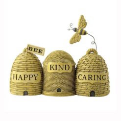 1566-10345 'HAPPY KIND CARING' BEE HIVES
