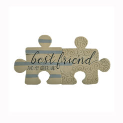 1811-12031 GP BEST FRIEND/OTHER HALF PUZZLE PIECE