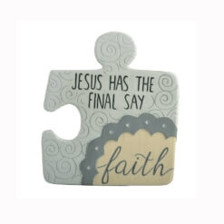 1811-12035 GP JESUS HAS FINAL SAY PUZZLE PIECE