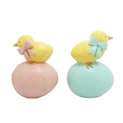 191-12020 S/2  CHICKS ON EASTER EGGS