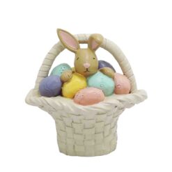 191-12021 BUNNY IN EASTER EGG BASKET