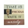 191-12114 Key square plaque w/easel