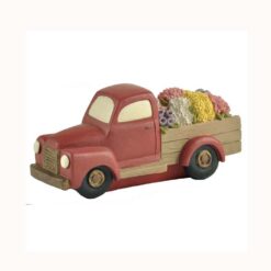 191-12176 Flower pot in red truck