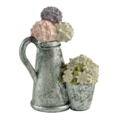 191-12209 Tin Pitcher and Hydrangeas