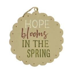 191-12224 Round Hope……Spring orn w jute