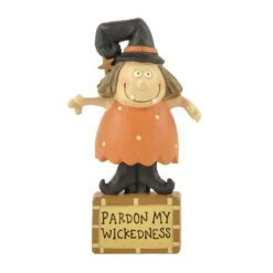 156-89781 'WICKEDNESS' BLOCK W/WITCH (M4)