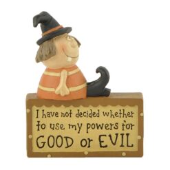 156-89782 'GOOD OR EVIL' BLOCK W/WITCH (M4)