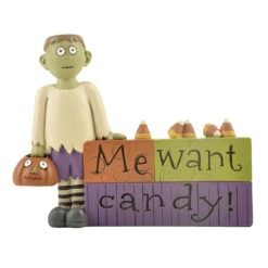 156-89854 'ME WANT CANDY' BLOCKS W/MONSTER (M6)