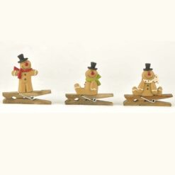 158-51622 Ornament-S/3 GINGERBREAD (M4)