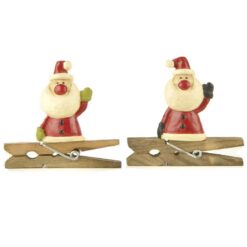 158-51626 CLIP-S/2 WAVING SANTAS 