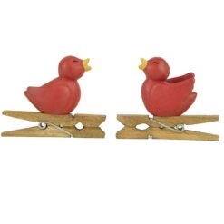 158-51656 CLIP-S/2 RED BIRD CLIP 
