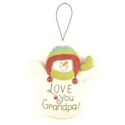 158-51661 Ornament-GRANDPA SNOWMAN 