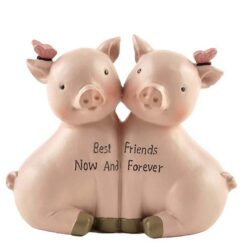 181-11571 "Best Friends" double pig together