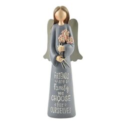 181-11572 "FRIENDS" angel with flower