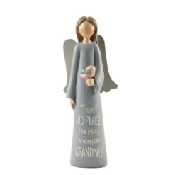 181-11577 “GRANDMA” ANGEL W/BIRD
